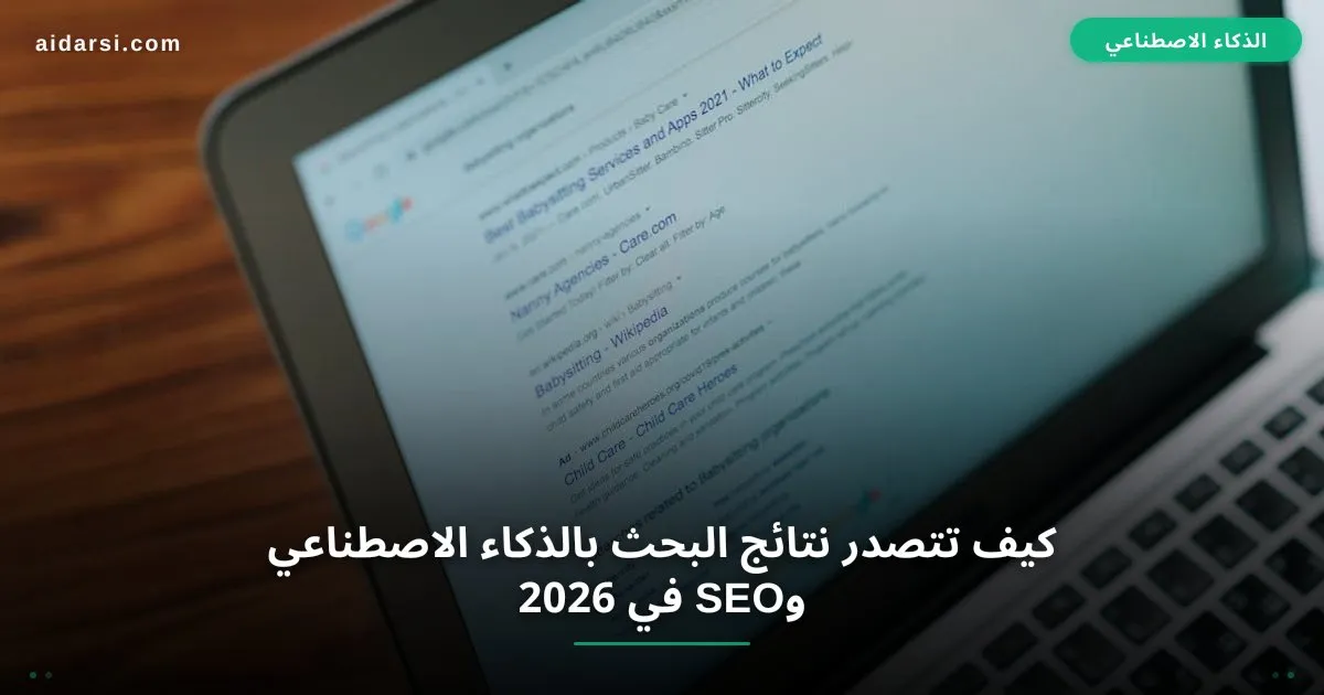 صورة توضيحية لـ كيف تتصدر نتائج البحث بالذكاء الاصطناعي وSEO في 2026