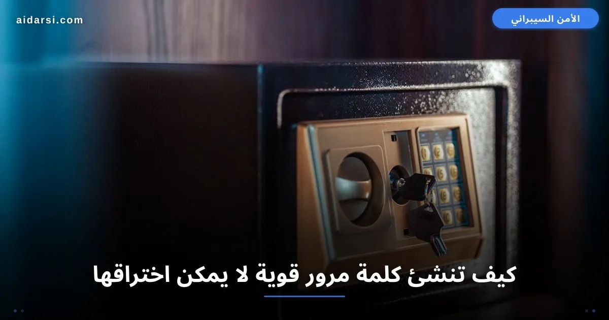 صورة توضيحية لـ كيف تنشئ كلمة مرور قوية لا يمكن اختراقها في 2026