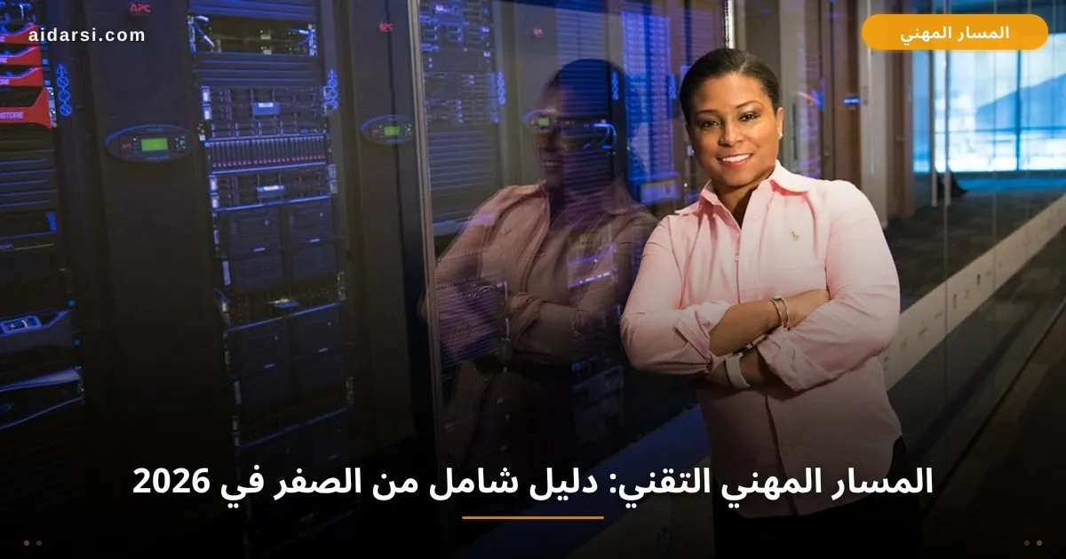 صورة توضيحية لـ المسار المهني التقني: دليل شامل من الصفر حتى الاحتراف