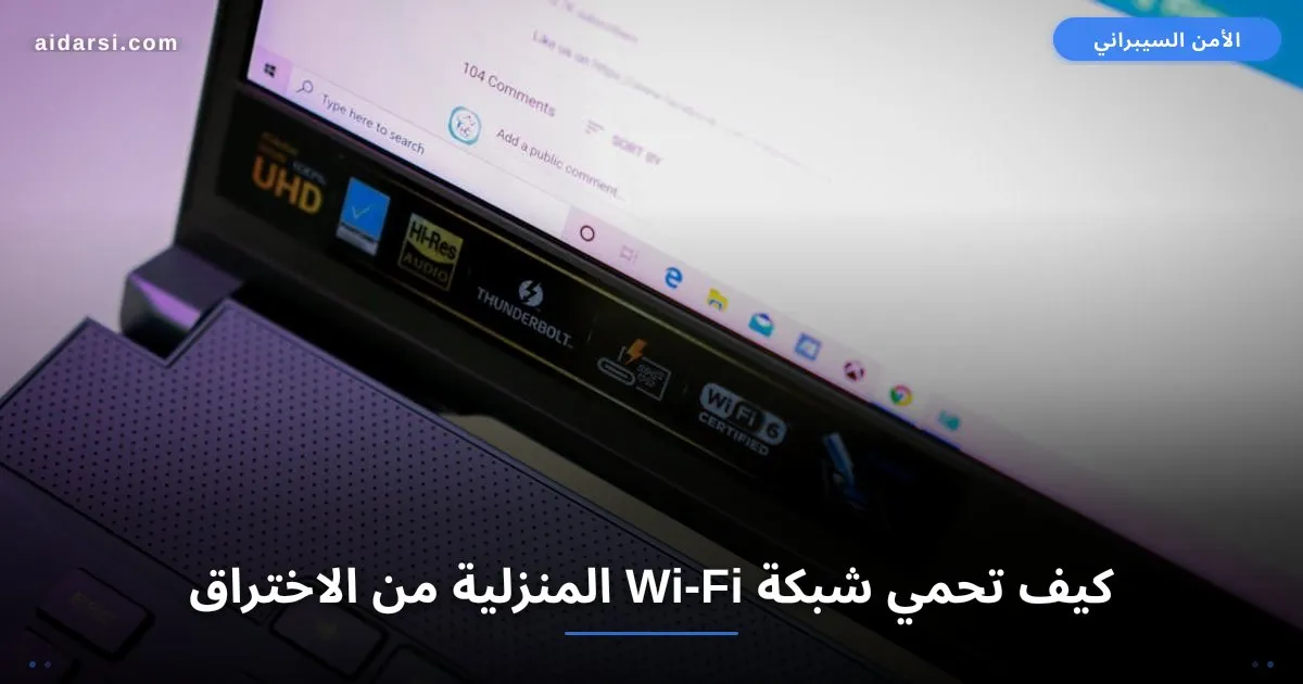 صورة توضيحية لـ كيف تحمي شبكة Wi-Fi المنزلية من الاختراق: دليل عملي شامل بالخطوات